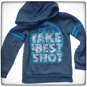 Take Your Best Shot Boys Basketball Hoodie-Size 5/6
